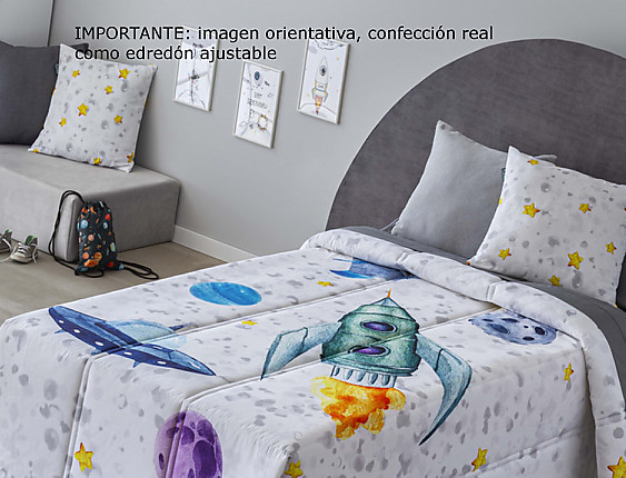 Confecciones Paula - Edredón Ajustable Cohete