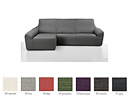 Funda para sofá chaise longue Izquierda largo Brick goma ancha