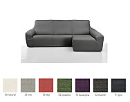 Funda para sofá chaise longue Izquierda largo Brick goma ancha