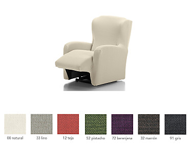 Cañete - Funda para sofá sillón relax 1 pieza Brick