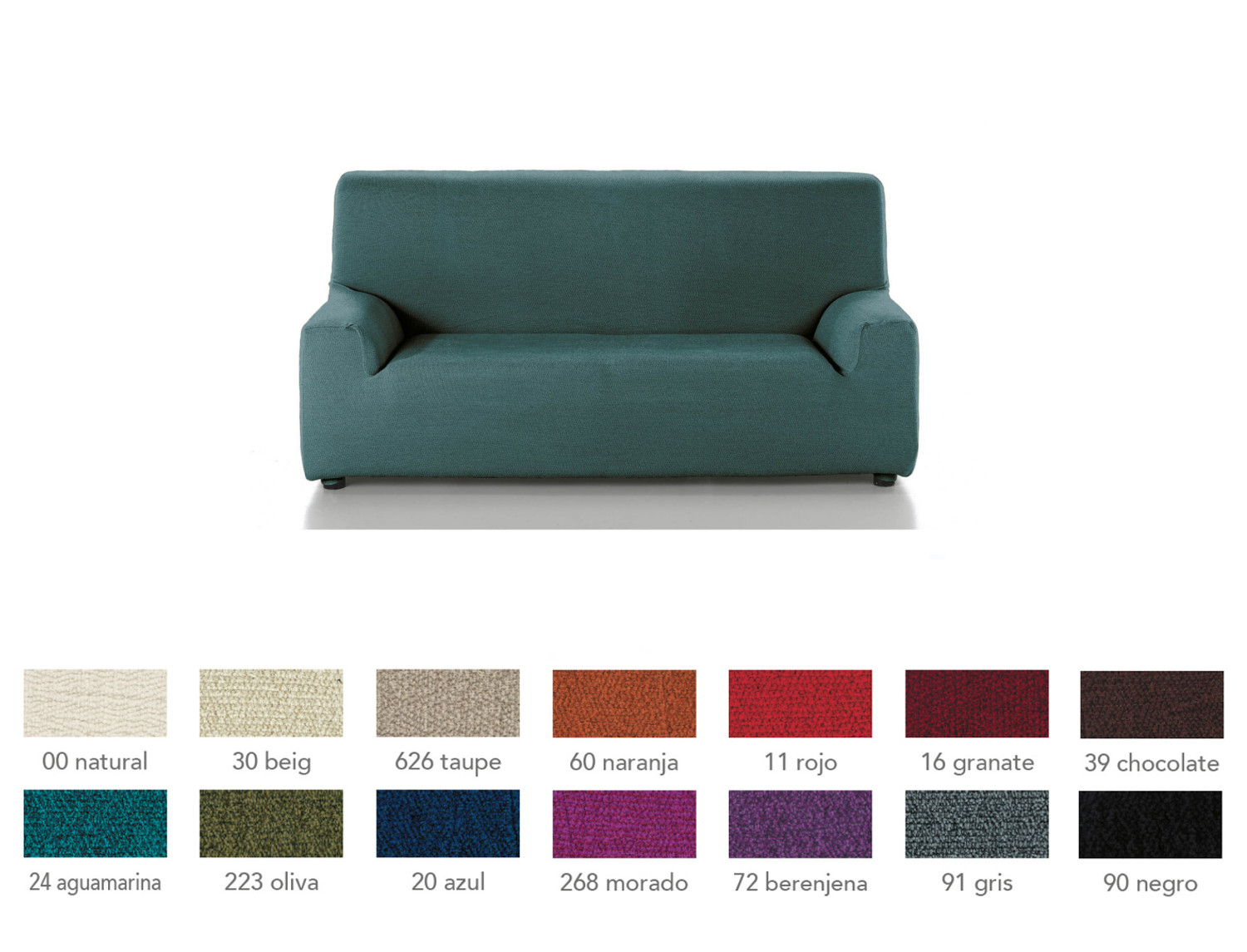 Cañete Funda para sofá 3 plazas Enzo gomas inferiores y espumas