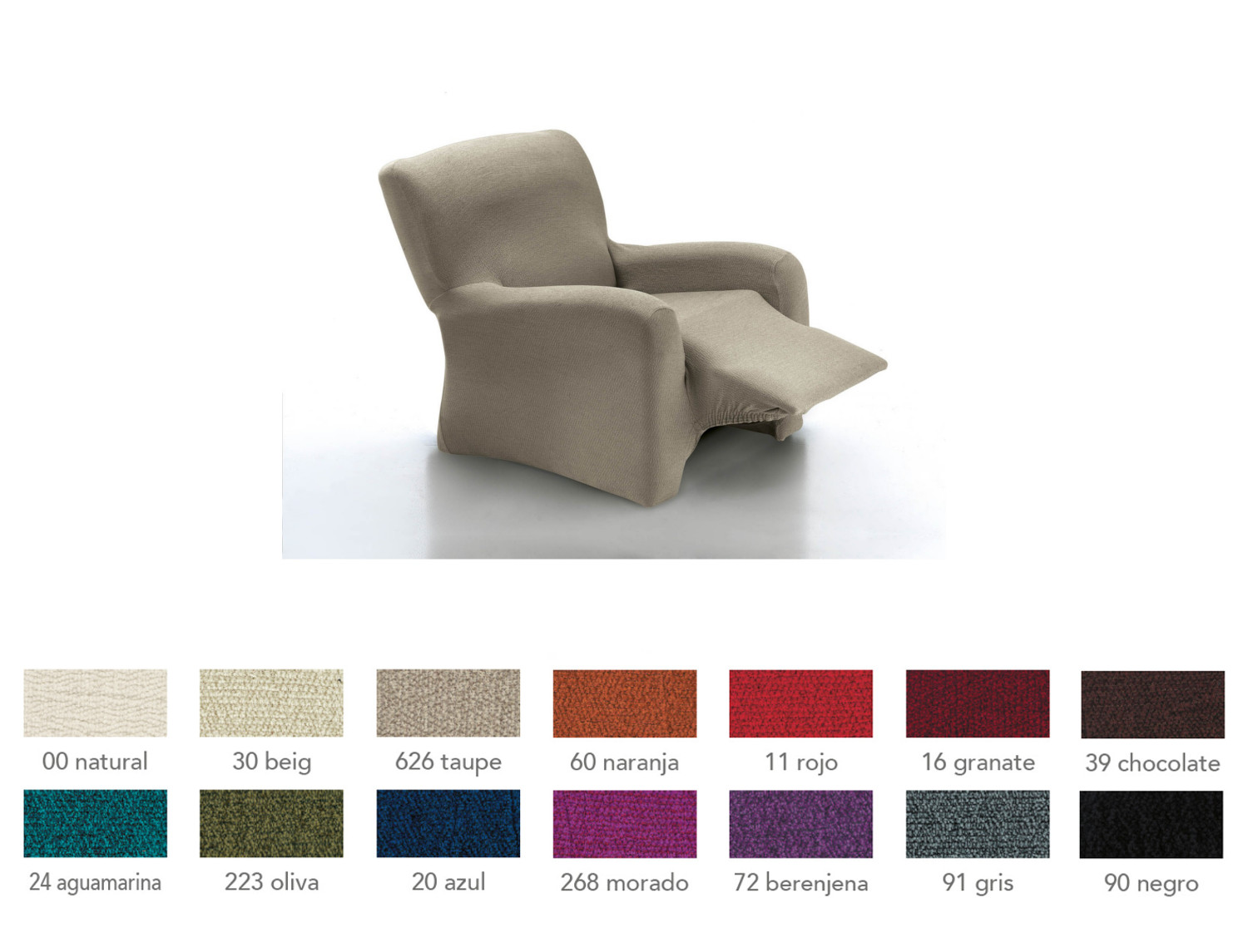 Cañete Funda para sofá sillón relax 1 pieza Enzo