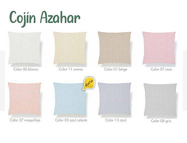 Textilia - Cojín con relleno Azahar Textilia