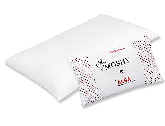 Moshy - Almohada Alba Anti-ácaros. Firmeza Alta