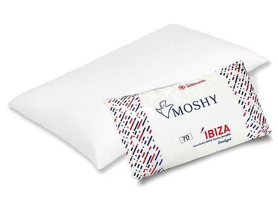 Moshy - Almohada Ibiza Antiácaros. Firmeza Media Baja