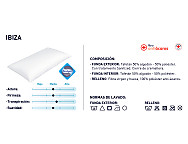 Almohada Ibiza Antiácaros. Firmeza Media Baja