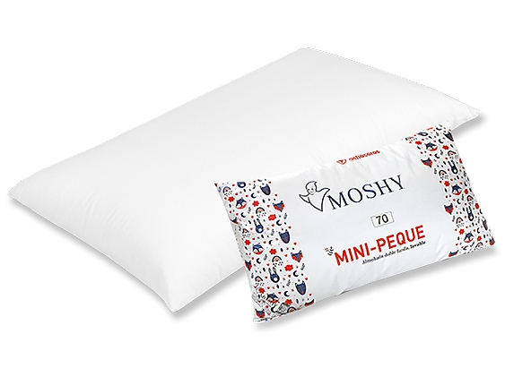 Moshy - Almohada Mini-Peque Anti-ácaros. Firmeza Baja