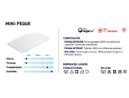 Almohada Mini-Peque Antiácaros. Firmeza Baja