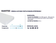 Bajera ajustable Impermeable Suavitex largo 190cm alto 30cm
