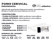 Almohada Viscolástica Form Cervical. Firmeza Media