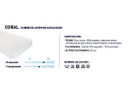 Cubrecolchón impermeable Coral largo 200cm alto 30cm