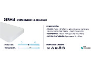Cubrecolchón impermeable Dermis largo 190cm alto 30cm
