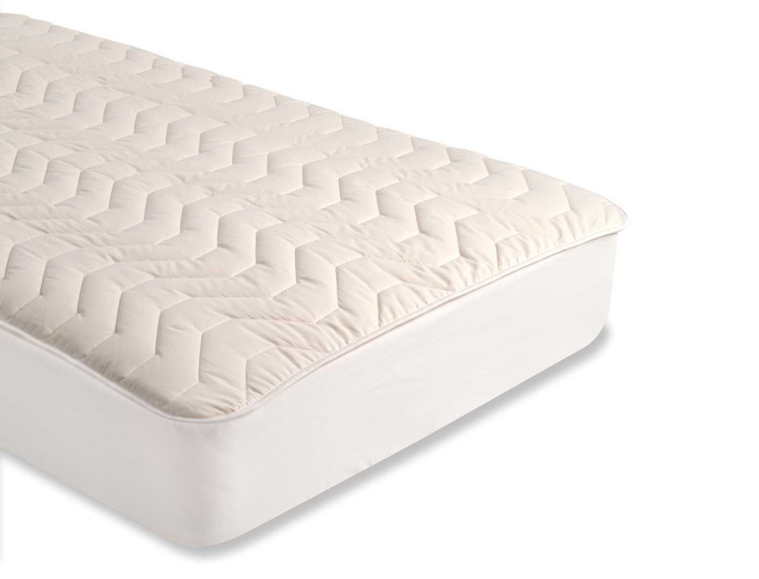 Moshy Cubrecolchón de cuna acolchado 100% algodón ecológico Iris