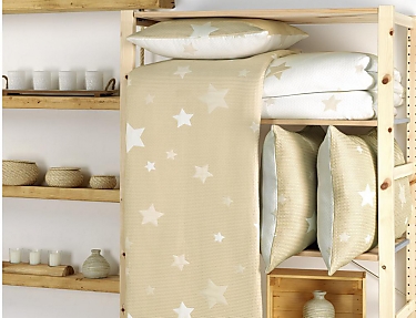 Cañete - Colcha Reversible Kalo beige cama 135 Oferta