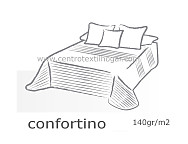 Confortino lisos Play Basic Collection Burdeos cama 160