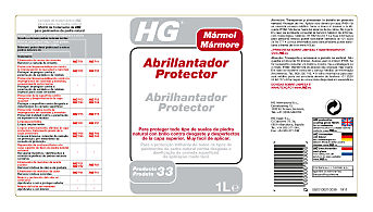 Abrillantador protector para marmol y piedra natural (producto 33)