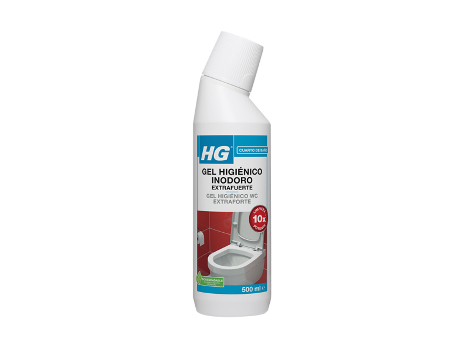 HG Gel higiénico extrafuerte para el inodoro