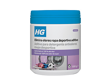 HG - Elimina olores ropa deportiva aditivo. También para toallas y otros tejidos.
