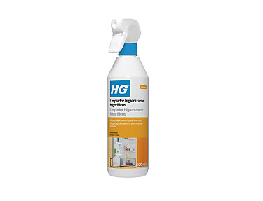 HG - Limpiador higienizante frigoríficos. En spray, eficaz e higiénico, no deja huellas.