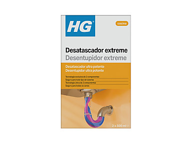 HG - Desatascador extreme. Especialmente indicado para los atascos resistentes