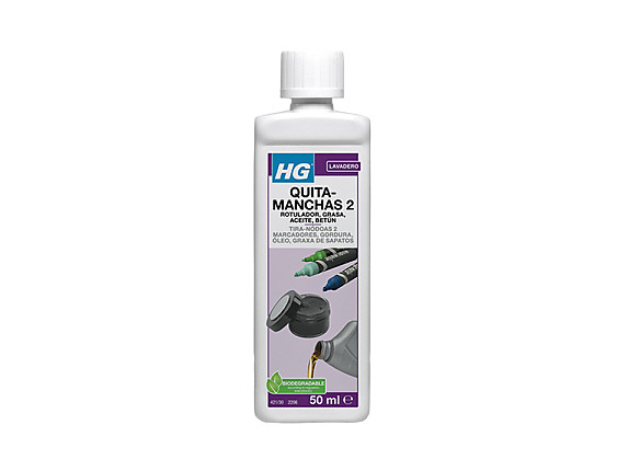 HG - Limpiador de manchas Nº2 (rotulador, grasas, aceites, betún,...)