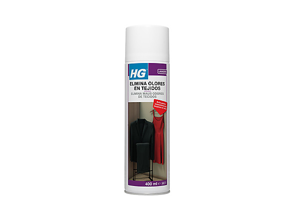 HG - Elimina olores en tejidos (purificante natural con extractos de plantas) para sofás, colchones, cortinas...