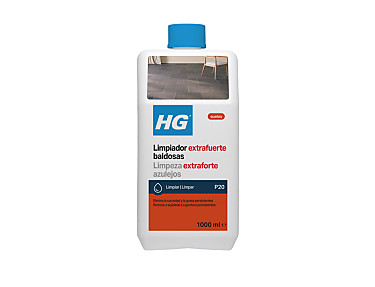 HG - Limpiador extrafuerte baldosas (producto 20). Ultraconcentrado, calidad profesional