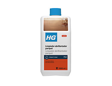 HG - Limpiador abrillantador parquet (producto 53). Friegasuelos concentrado. Repara el brillo. Uso diario