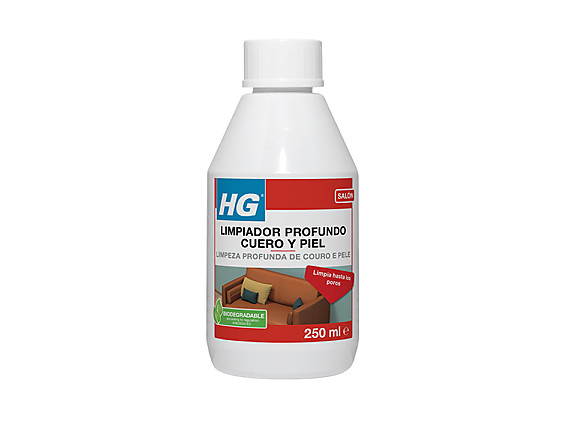 HG - Limpiador profundo cuero y piel (sofás, muebles, maletas, bolsos,...)