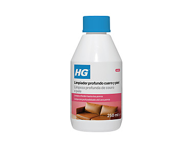 HG - Limpiador profundo cuero y piel (sofás, muebles, maletas, bolsos,...)