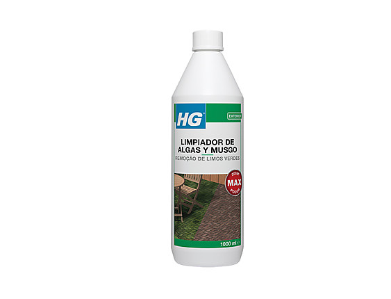 HG - Limpiador de algas y musgo (terrazas, caminos, muros, macetas...)