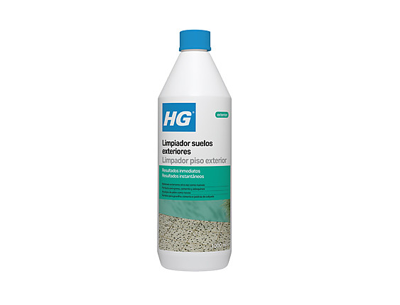 HG - Limpiador suelos exteriores (patios, terrazas, baldosas de grava, cemento)