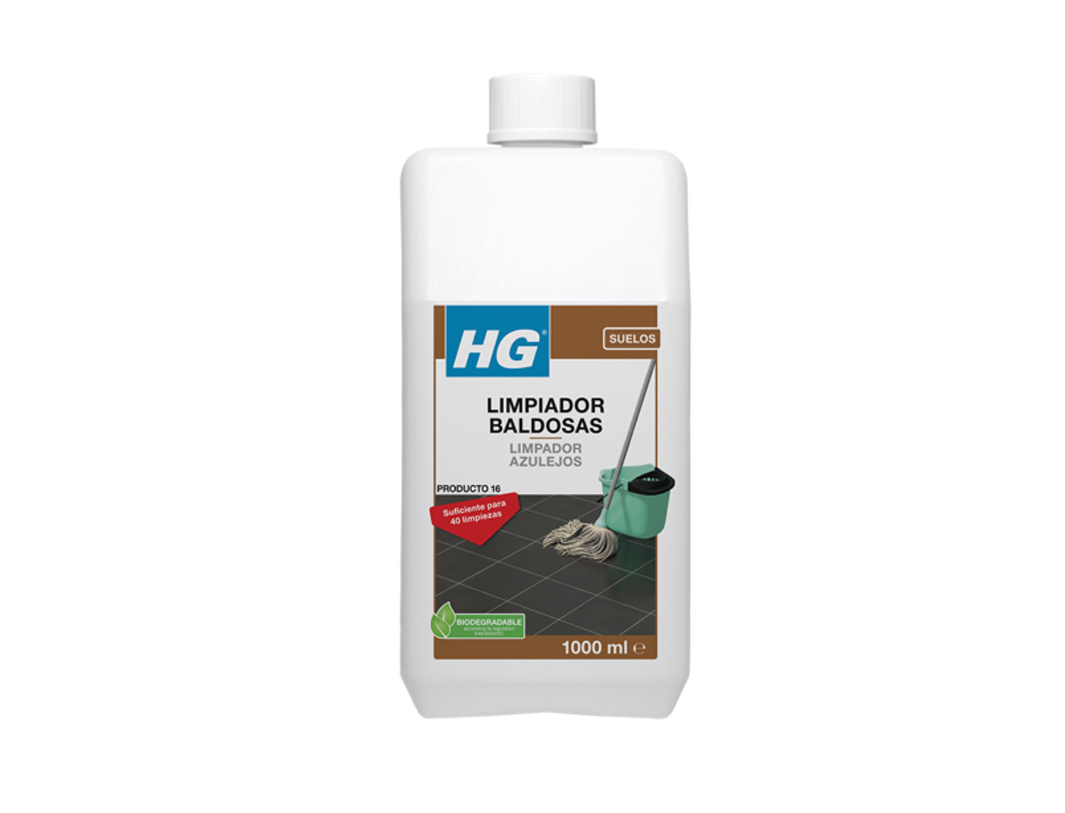 HG Limpiador Intensivo uso diario (producto 16) para baldosas y azulejos
