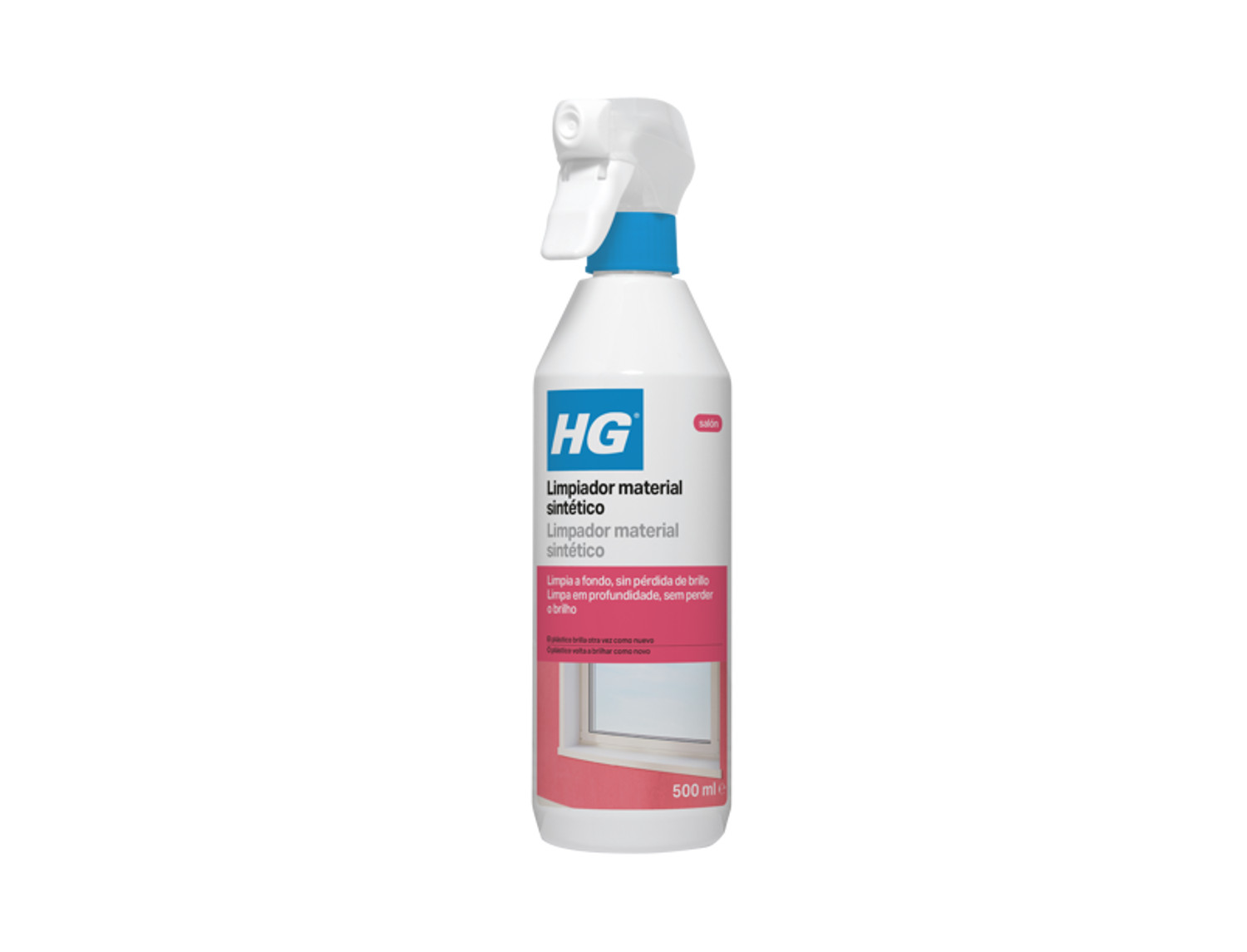 HG Limpiador material sintético (marcos de ventanas, plásticos, armarios, paredes pintadas o papel pintado)