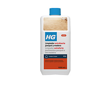 HG - Limpiador extrafuerte parquet (producto 55). Elimina la grasa y la suciedad difícil