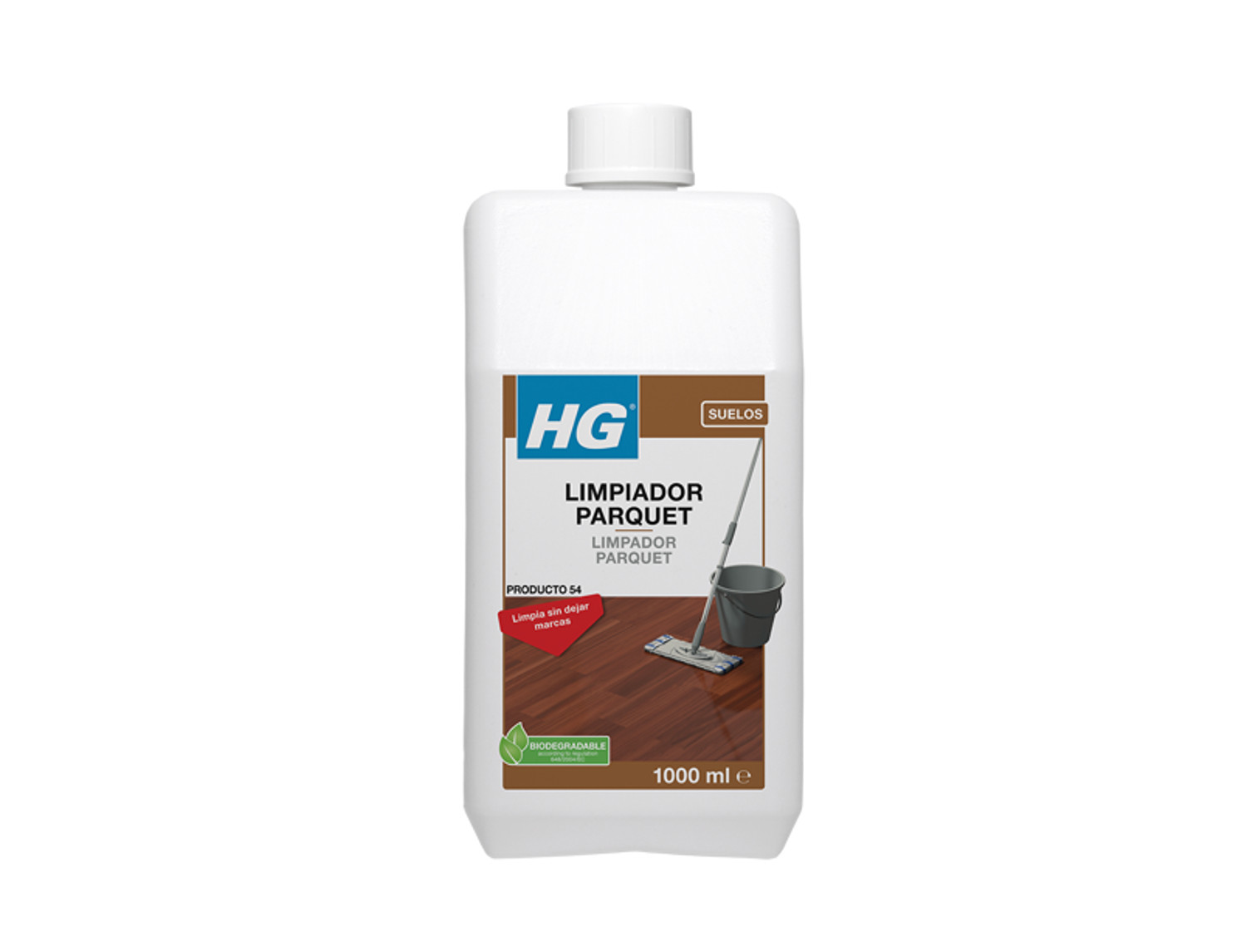 HG Limpiador intensivo uso diario (producto 54) para parquet