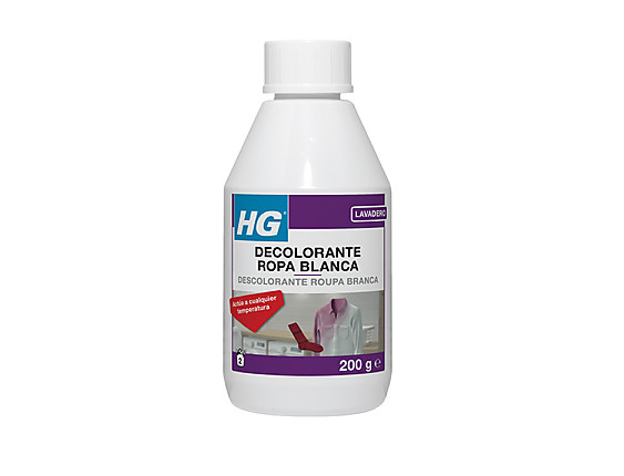 HG - Decolorante para ropa blanca (restaura el desteñido)