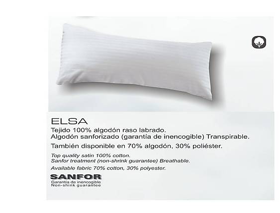 Belnou - Funda de almohada 100% algodón Elsa