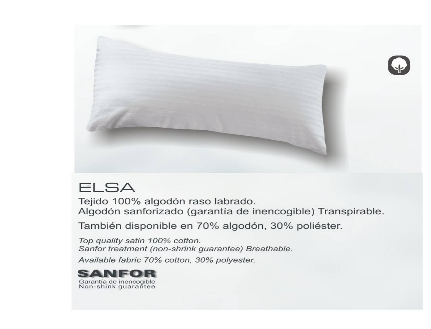 Belnou Funda de almohada 100% algodón Elsa