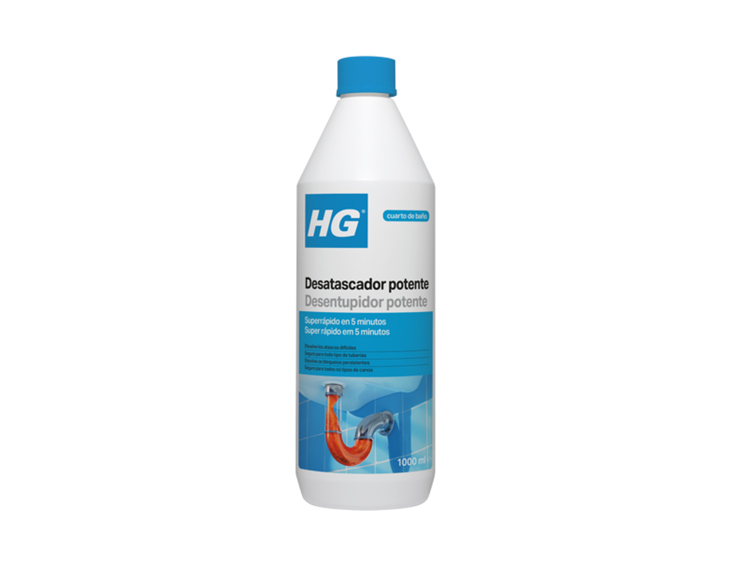 HG Desatascador Potente 1 litro