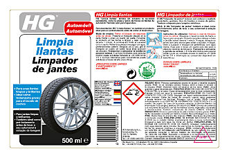 Limpiador llantas coches