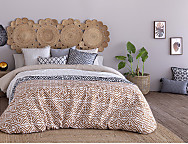 Funda nórdica Mijas color Azul, Beige o Rosa