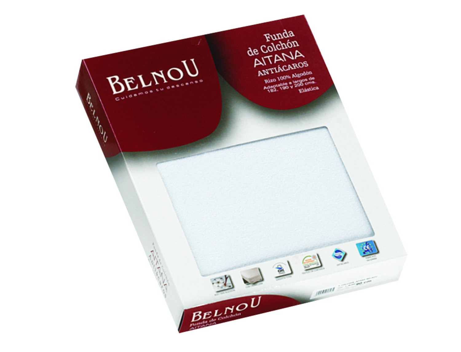 Belnou Funda de colchón 100% algodón Aitana alto 30cm