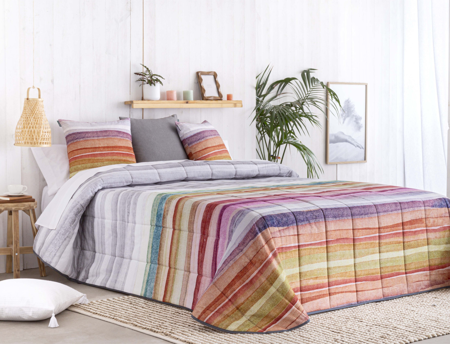 Confecciones Paula Edredón Bouti 100% Algodón Anoia doble relleno (200 gr)