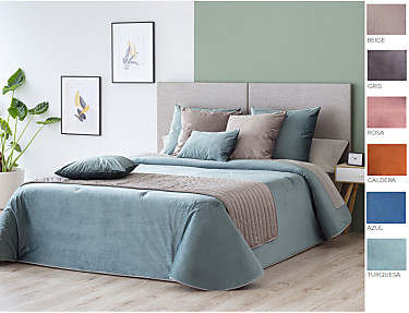 Confecciones Paula - Edredón Conforter de terciopelo Velvet (varios colores)