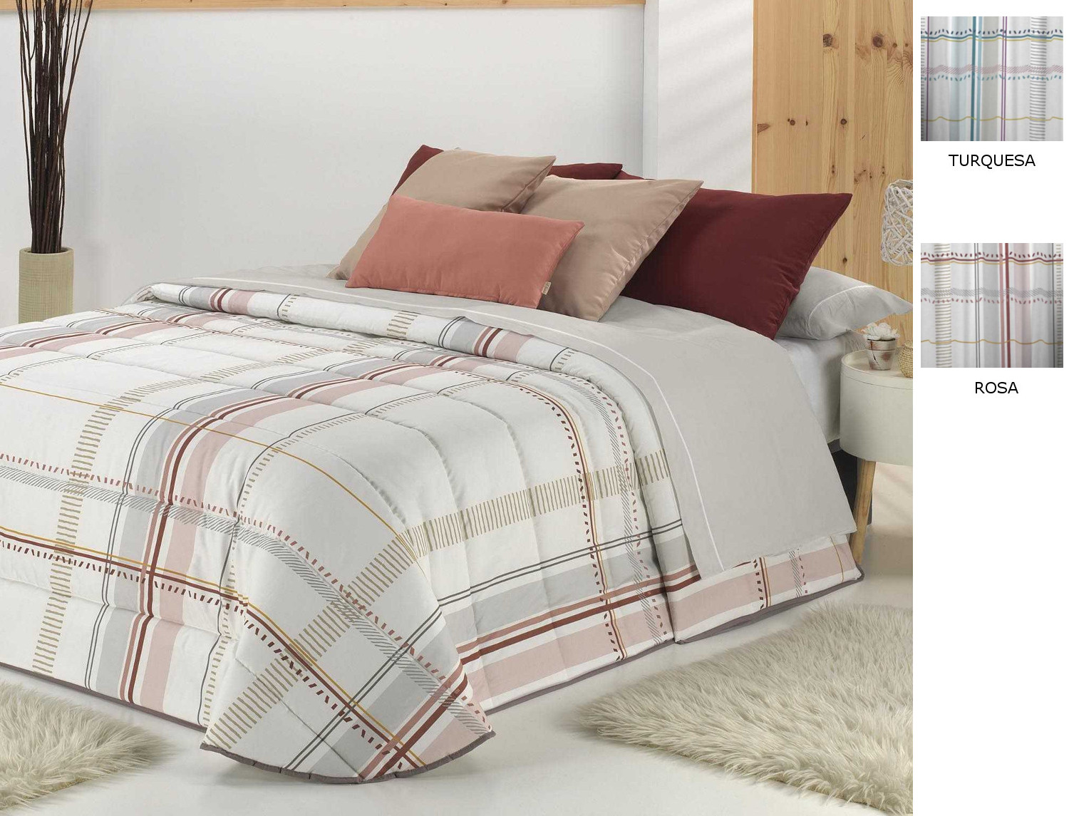 Cañete Confortino Griso color Rosa o Turquesa