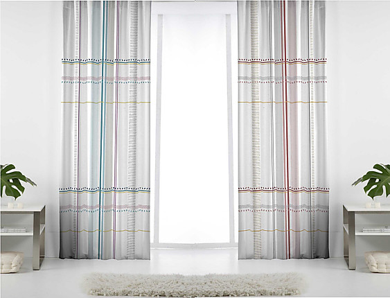 Cañete - Cortina con ollaos Griso