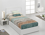 Edredón ajustable Bakar JVR  color Azul o Verde