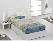 Edredón ajustable Bakar JVR  color Azul o Verde