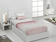 Edredón ajustable Bombay color Azul o Rosa